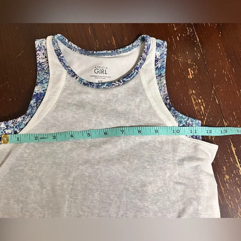 Athleta Girl Tank Top and Running Shorts Sz S/ 7